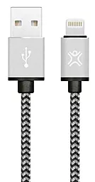 Кабель USB XtremeMac Nylon 1.2M Lightning Cable Silver (XCL-PRC-83)