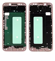 Рамка для дисплея Samsung Galaxy J7 2016 J710F Rose Gold - фото Рамка для дисплея Samsung Galaxy J7 2016 J710F Rose Gold