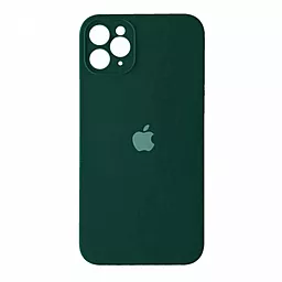 Чехол Silicone Case Full Camera для Apple iPhone 12 Pro Forest green