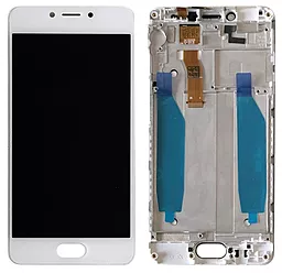 Дисплей Meizu A5, M5c (M710) с тачскрином и рамкой, White - фото Дисплей Meizu A5, M5c (M710) с тачскрином и рамкой, White