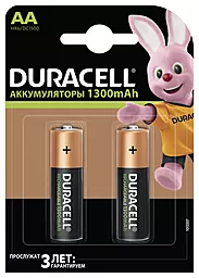 Аккумулятор Duracell AA (LR6) 1300mAh Ni-Mh (HR6DC1500) 2шт