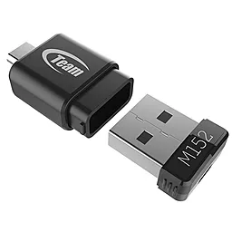 Флешка Team 32GB M152 USB 2.0 OTG (TM15232GB01) Black - миниатюра 4