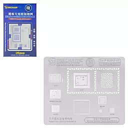 BGA трафарет (для реболлинга) Mechanic iMove 04 для Apple iPhone 8 / 8 Plus / X A11 - фото BGA трафарет (для реболлинга) Mechanic iMove 04 для Apple iPhone 8 / 8 Plus / X A11