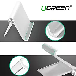 Настольный держатель Ugreen LP115 Multi-Angle Adjustable Portable Stand for iPad White - миниатюра 4 Настольный держатель Ugreen LP115 Multi-Angle Adjustable Portable Stand for iPad White - миниатюра 4