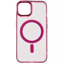 Чохол Epik Iris with MagSafe для Apple iPhone 14 Dark Pink