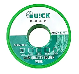 Припой проволочный Quick JD (Sn63Pb37) 0.3 мм 40 г на катушке - фото Припой проволочный Quick JD (Sn63Pb37) 0.3 мм 40 г на катушке