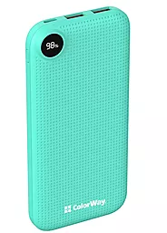 Повербанк ColorWay Slim 10000mAh Green (CW-PB100LPH2GR-D)