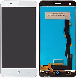 Дисплей ZTE Blade S6 Plus з тачскріном, White - фото Дисплей ZTE Blade S6 Plus з тачскріном, White