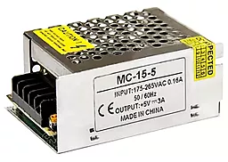 Блок питания AksPower PSMС5VDC-3A-15W 15w 5v 3a - фото Блок питания AksPower PSMС5VDC-3A-15W 15w 5v 3a