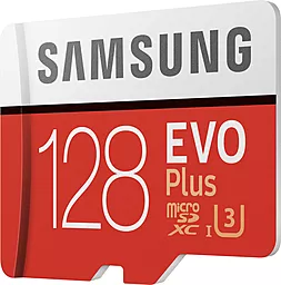 Карта пам'яті Samsung microSDXC 128GB Evo Plus Class 10 UHS-I U3 + SD-адаптер (MB-MC128HA/RU) - мініатюра 4