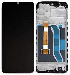 Дисплей Realme 6i (Global) с тачскрином и рамкой, оригинал, Black - фото Дисплей Realme 6i (Global) с тачскрином и рамкой, оригинал, Black
