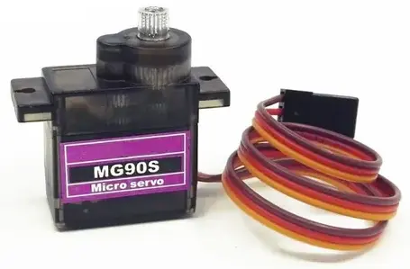 Сервопривід Micro Servo Motor MG90S 180°, металева шестерня - фото 2