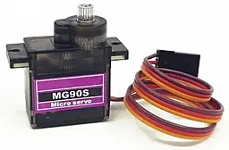 Сервопривід Micro Servo Motor MG90S 180°, металева шестерня - мініатюра 2 Сервопривід Micro Servo Motor MG90S 180°, металева шестерня - мініатюра 2