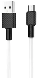 Кабель Hoco X29 Superior Style USB-A - micro USB 10w 1м cable White - фото Кабель Hoco X29 Superior Style USB-A - micro USB 10w 1м cable White