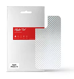 Гидрогелевая пленка ArmorStandart на заднюю панель для Apple iPhone 14 Carbone Silver (ARM64878) - фото Гидрогелевая пленка ArmorStandart на заднюю панель для Apple iPhone 14 Carbone Silver (ARM64878)