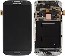 Дисплей Samsung Galaxy S4 с тачскрином и рамкой, (TFT), Black