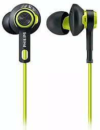 Наушники Philips ActionFit SHQ2400CL/00 Carbon lime - фото Наушники Philips ActionFit SHQ2400CL/00 Carbon lime