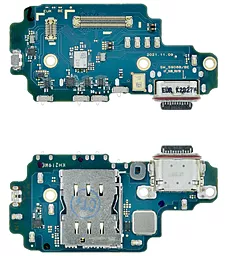 Нижняя плата Samsung Galaxy S22 Ultra 5G S908B с разъемом зарядки, с микрофоном, c SIM-коннектором, Original - снят с телефона (Версия B) - фото Нижняя плата Samsung Galaxy S22 Ultra 5G S908B с разъемом зарядки, с микрофоном, c SIM-коннектором, Original - снят с телефона (Версия B)