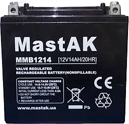 Акумуляторна батарея MastAK 12V 14Ah (MMB1214) - мініатюра 2