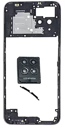 Рамка корпусу Realme 8i зі склом камери Space Black - фото Рамка корпусу Realme 8i зі склом камери Space Black