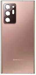 Задняя крышка корпуса Samsung Galaxy Note 20 Ultra N985 / Galaxy Note 20 Ultra 5G N986 со стеклом камеры Mystic Bronze