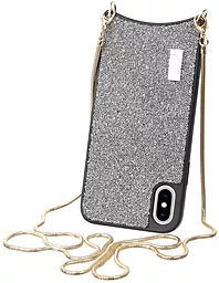 Чехол BeCover Glitter Apple iPhone XS Max Silver (703649)