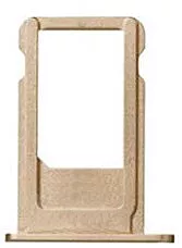 Держатель (лоток) Сим карты iPhone 6S Plus Gold - фото Держатель (лоток) Сим карты iPhone 6S Plus Gold