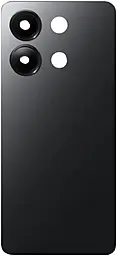Задняя крышка корпуса Xiaomi Redmi Note 13 4G со стеклом камеры Midnight Black - фото Задняя крышка корпуса Xiaomi Redmi Note 13 4G со стеклом камеры Midnight Black