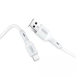Кабель Hoco X65 USB-A - Lightning 12w 2.4a 1м cable White - фото Кабель Hoco X65 USB-A - Lightning 12w 2.4a 1м cable White