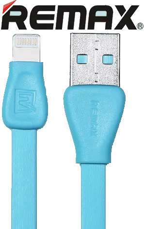 Кабель Remax Martin USB-A - Lightning 12w 2.4a 1м cable Blue (RC-028i) - фото 1