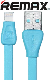 Кабель Remax Martin USB-A - Lightning 12w 2.4a 1м cable Blue (RC-028i) - фото Кабель Remax Martin USB-A - Lightning 12w 2.4a 1м cable Blue (RC-028i)