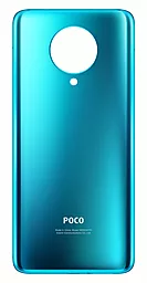 Задняя крышка корпуса Xiaomi Poco F2 Pro, с логотипом "Poco" Original Neon Blue