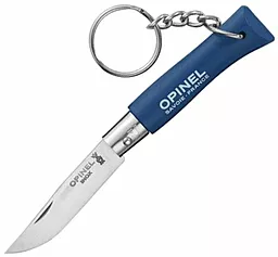 Ніж Opinel Keychain №4 Inox (001743-b) Blue - фото Ніж Opinel Keychain №4 Inox (001743-b) Blue