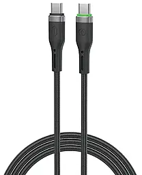 Кабель WIWU Wi-C069 OringLink USB Type-C - Type-C 60w 3a 1м PD cable Black - фото Кабель WIWU Wi-C069 OringLink USB Type-C - Type-C 60w 3a 1м PD cable Black
