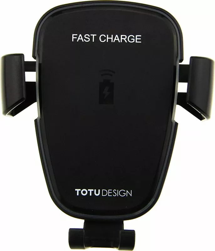 Держатель с беспроводной зарядкой Totu Wireless Charger Car Mount Black - фото 1