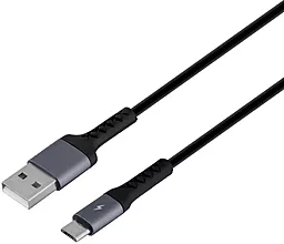 Кабель USB Remax micro USB Cable Black (RC-161m)