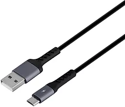 Кабель Remax USB-A - micro USB 10.5w 1м cable Black (RC-161m) - фото Кабель Remax USB-A - micro USB 10.5w 1м cable Black (RC-161m)