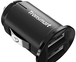 Автомобільний зарядний пристрій Tronsmart C24 Dual USB Port Car Charger Black