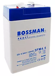 Акумуляторна батарея Bossman 6V 4Ah Gray-Blue