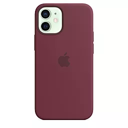 Чехол Spigen Silicone Case with MagSafe Apple iPhone 12 Mini Plum (MHKQ3ZE/A)