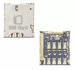 Коннектор SIM-карты HTC One SV C520e / T326e / T528d / 802w / Z320 / Z520 / Z560