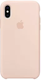 Чехол Apple Silicone Case 1:1 iPhone X, iPhone XS Sand Pink