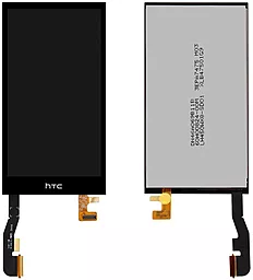 Дисплей HTC One M8 mini, One mini 2 з тачскріном, оригінал, Black