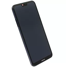 Дисплей Nokia 6.1 Plus TA-1103 + Touchscreen with frame (original) Black - миниатюра 2