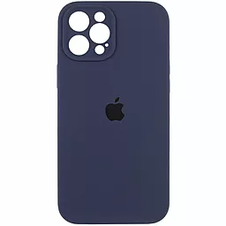 Чехол Silicone Case Full Camera Protective для Apple iPhone 12 Pro Dark Blue