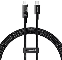Кабель Baseus Gem USB Type-C - Type-C 100w 5a 1м PD cable Black (P10373000111-00) - фото Кабель Baseus Gem USB Type-C - Type-C 100w 5a 1м PD cable Black (P10373000111-00)