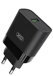 Сетевое зарядное устройство с быстрой зарядкой XO L63 15w QC3.0 home charger black - фото Сетевое зарядное устройство с быстрой зарядкой XO L63 15w QC3.0 home charger black