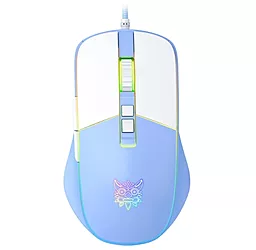 Компьютерная мышка Onikuma CW916 (22291) blue-white - фото Компьютерная мышка Onikuma CW916 (22291) blue-white