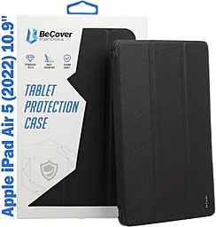 Чехол для планшета BeCover Tri Fold Soft TPU Siliconee для Apple iPad Air 4, 5 2020, 2022 10.9"  Black (708509)