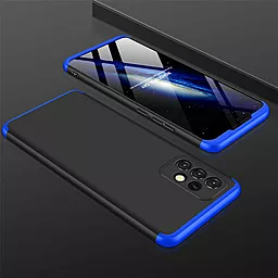 Чехол LikGus GKK 360 градусов (opp) для Samsung Galaxy A32 4G Черный / Синий - миниатюра 2